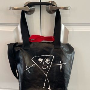 Plan C tote black nylon tote